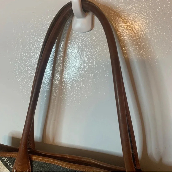 Brahmin Big Dots Brown Tote Bag Leather - Picture 10 of 13